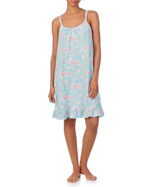 Ralph Lauren Blue Double Strap Nightgown