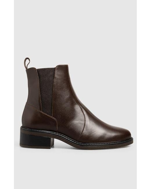 Manuela Brown Lulum Side Zip Bootie