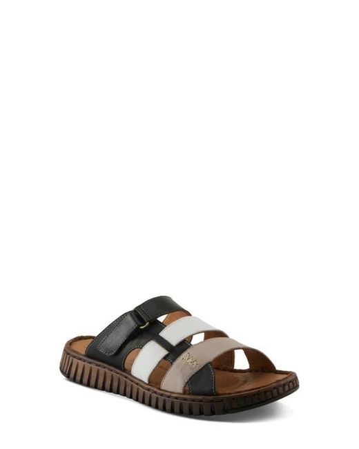 Spring Step Brown Olly Slide Sandal