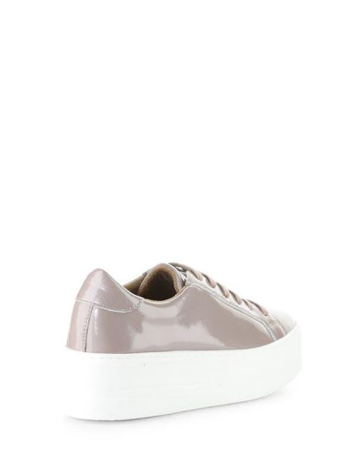 Bos. & Co. White Maya Platform Sneaker