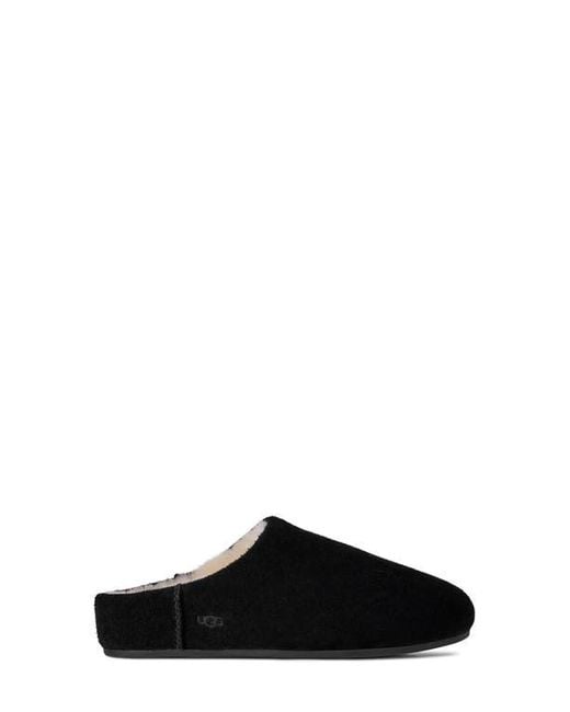 Ugg Black Elea Waterproof Suede Slipper
