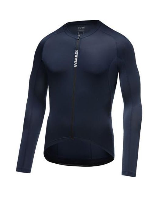 Gore Wear Blue Spinshift Long-Sleeve Jersey for men