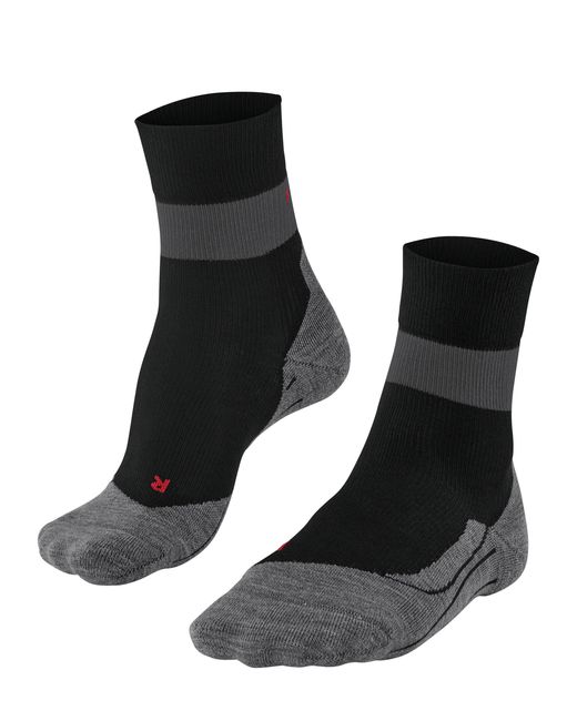 Falke Black Ru Compression Stabilizing Running Socks