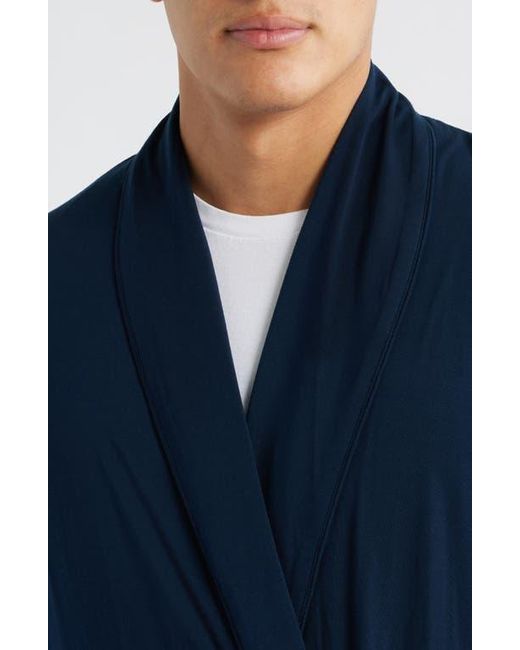Daniel Buchler Blue Modal & Silk Robe for men