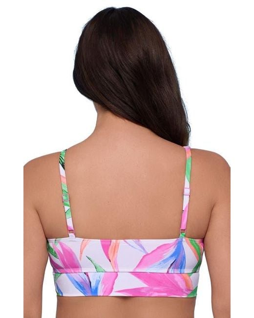 S3 Black U-Wire Adjustable Midkini Swim Top