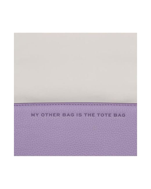 Marc Jacobs Purple The Mini Leather Crossbody Bag