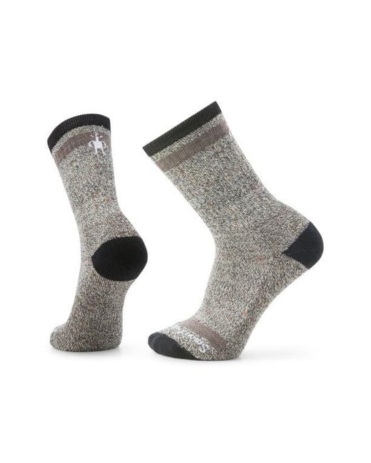 Smartwool Gray Everyday Larimer Wool Blend Crew Socks for men