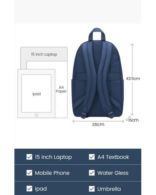 MAH Blue Axis Backpack