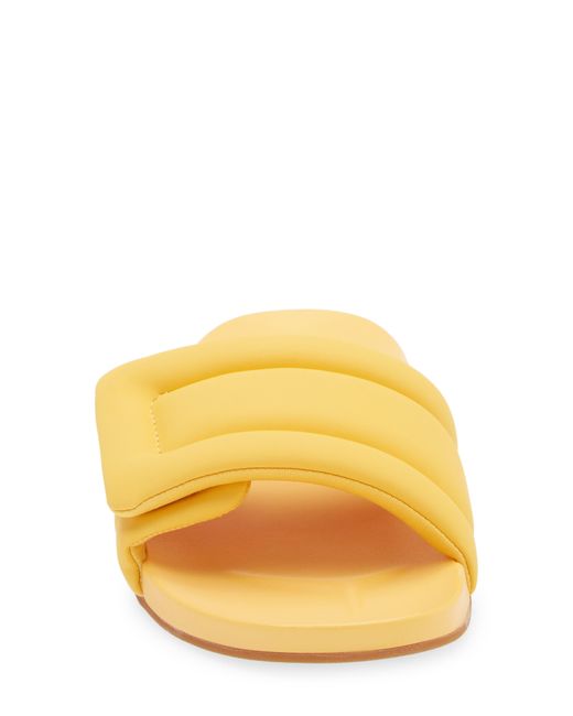 Olukai Yellow Sunbeam Slide Sandal