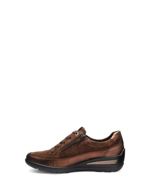Ara Brown Zamia Wedge Sneaker