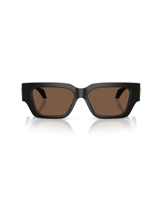 Versace Brown 53Mm Square Sunglasses