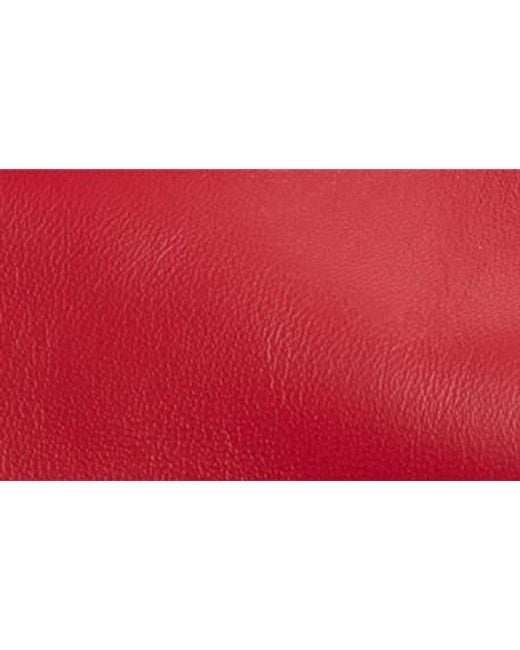 Altuzarra Red Drawstring Leather Clutch