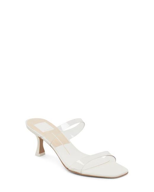 Dolce Vita White Genora Slide Sandal