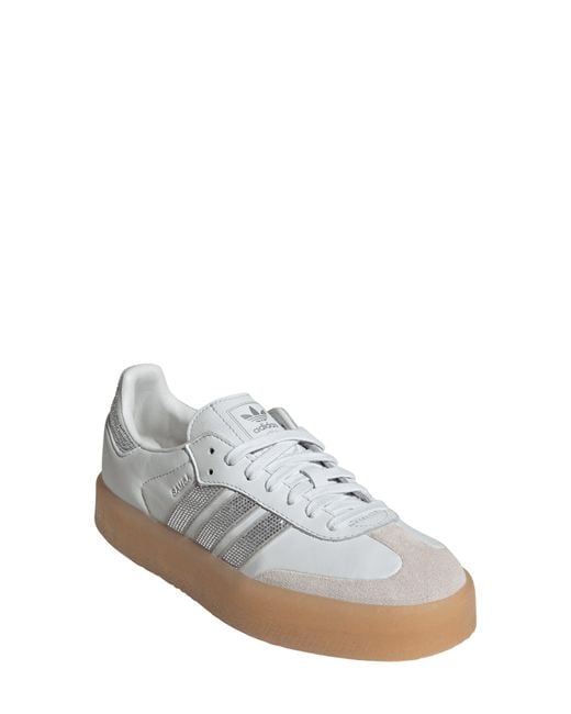 Adidas White Sambae Sneaker