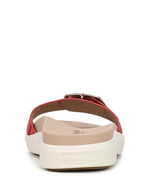 Dr. Scholls Red All Right Slide Sandal
