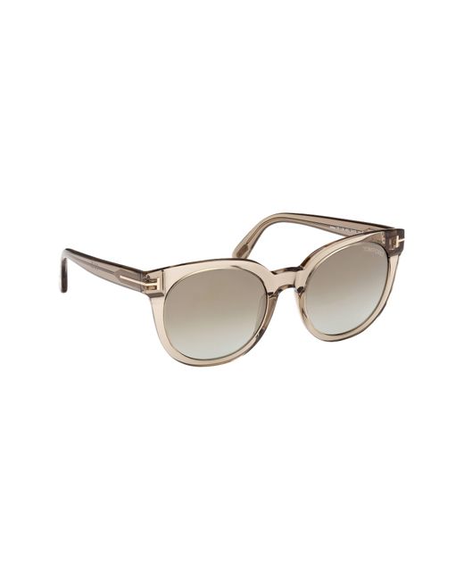 Tom Ford Multicolor Moira 53mm Gradient Butterfly Sunglasses