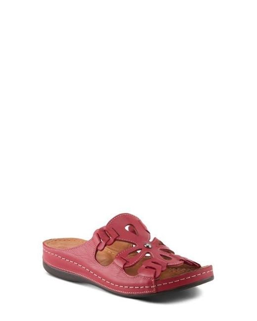 Spring Step Red Mezera Sandal