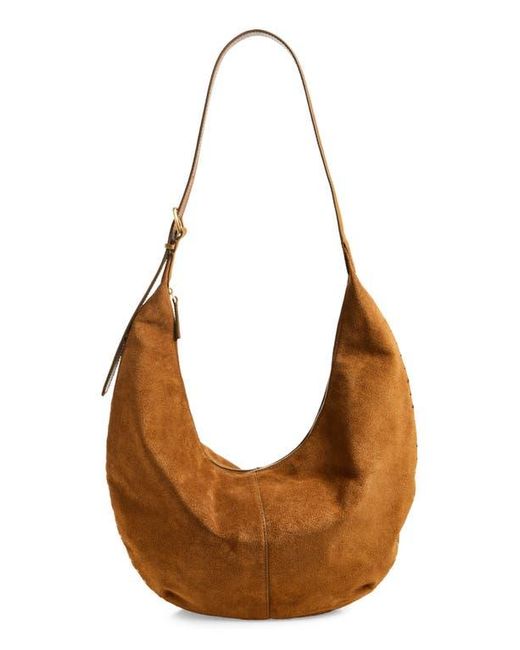Madewell Brown The Essential Curve Shoulder Bag