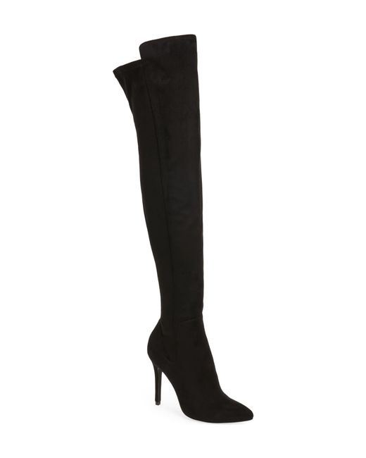 Charles David Black Penalty Over The Knee Boot