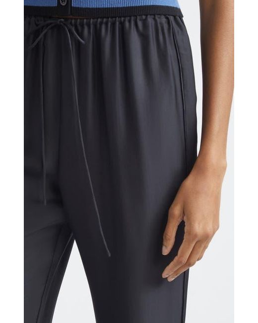 Toccin Blue Nela Drawstring Flared Pants