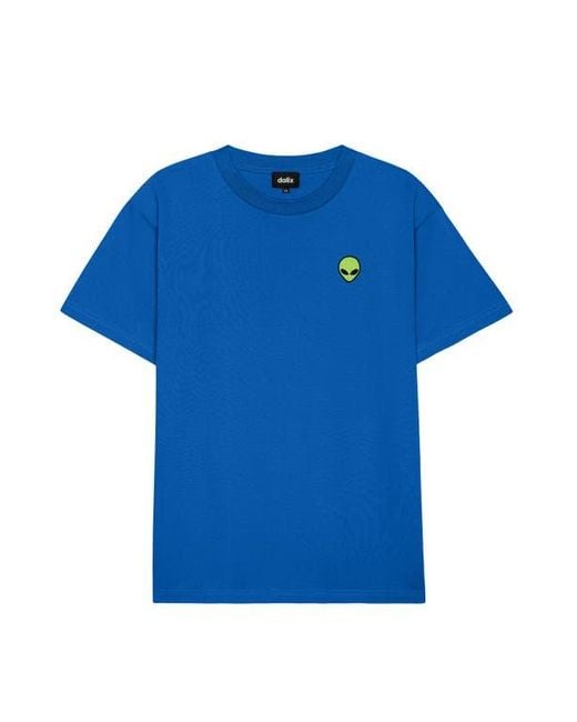 Alix Blue Alien Heavyweight Tee for men
