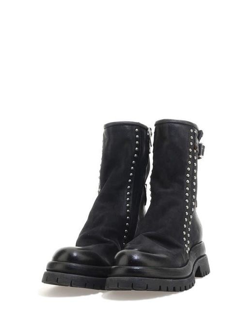 A.s.98 Black Duke Stud Trim Boot