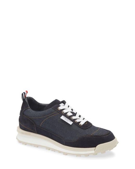 Thom Browne Blue Alumni Tech Runner Sneaker for men