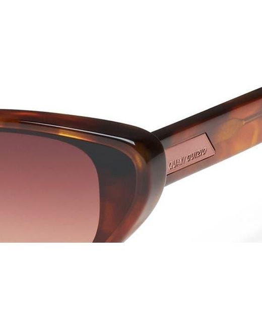 Quay Multicolor X Guizio Slate 37mm Gradient Cat Eye Sunglasses