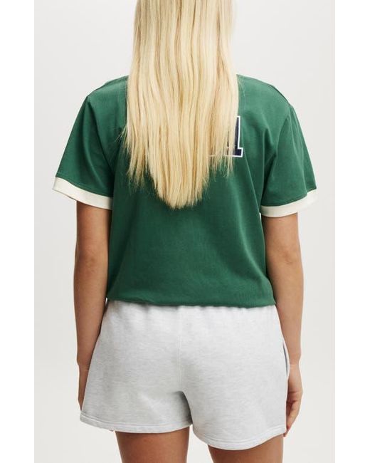 Cotton On White Active Plush Essential Gym Short