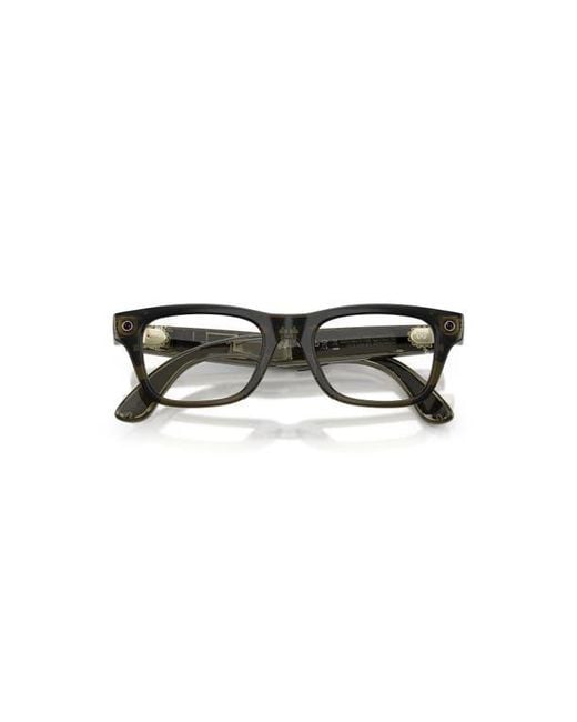 Ray-Ban Green 50Mm Rectangle Optical Glasses