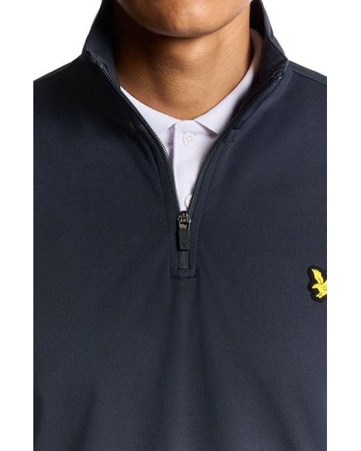 Lyle & Scott Blue Golf Course Midlayer for men