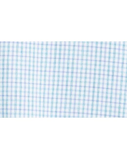 Johnnie-o Blue Koby Gingham Performance Button-Down Shirt for men