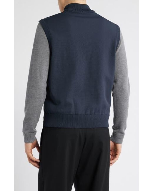 Save The Duck Gray Orris Zip Vest for men