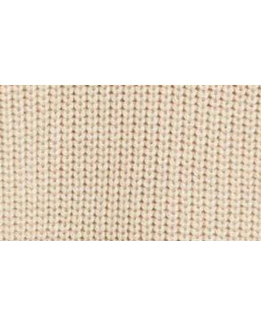 Nordstrom Natural Organic Cotton & Merino Wool Rib Sweater
