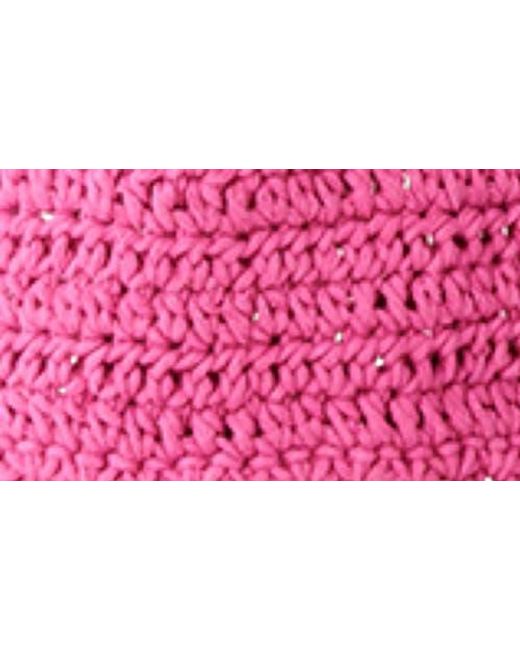 Rip Curl Pink Crochet Tote