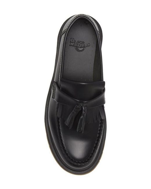 Dr. Martens Black Adrian Tassel Loafer for men