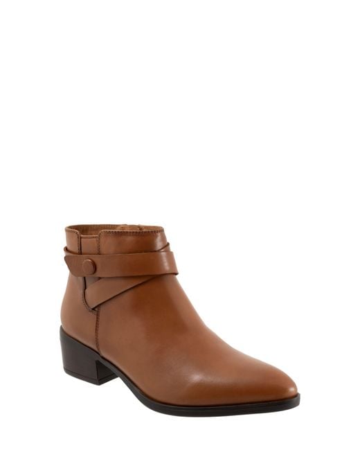 Softwalk® Brown Lira Ankle Boot