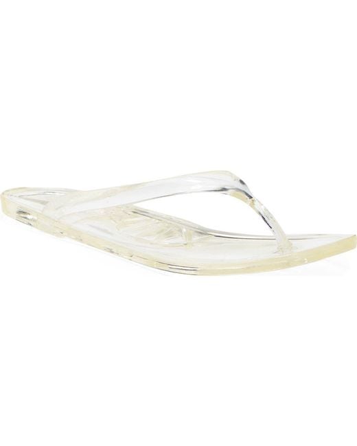 Jeffrey Campbell White Beach Day Jelly Flip Flop