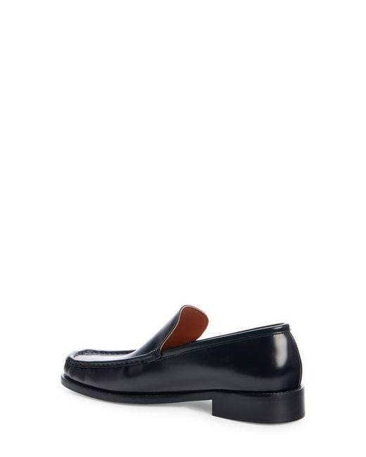 Acne Black Moc Toe Loafer for men