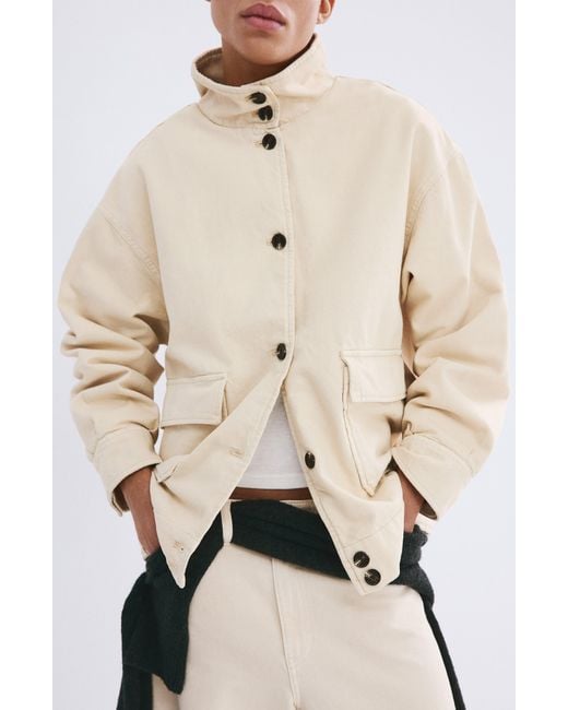 Mango Natural Cazadora Eugenie Jacket