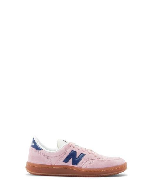New Balance Pink Gender Inclusive T500 Tennis Sneaker