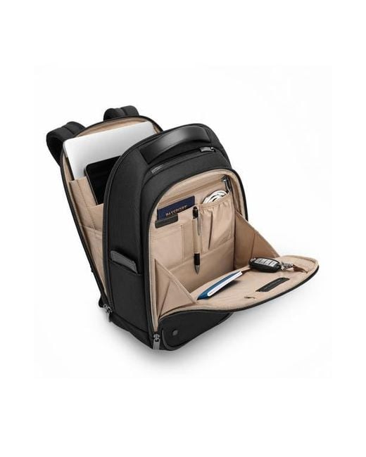 Briggs & Riley Black @Work Slim Backpack