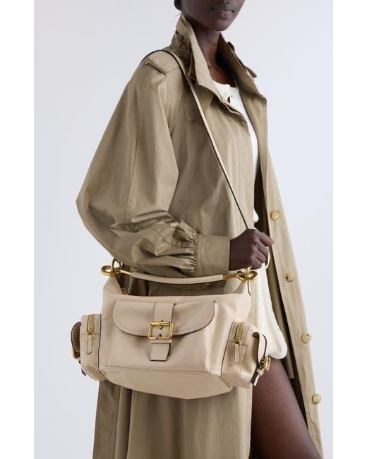 Chloé Natural Camera Leather Top Handle Bag