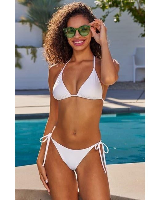 Becca Brown Color Code Triangle Bikini Top