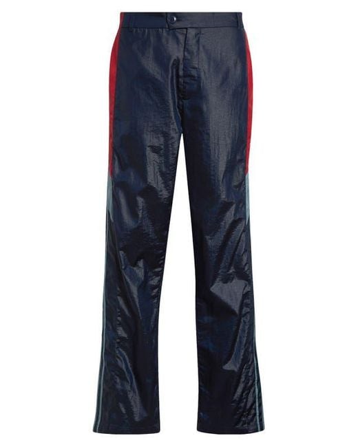 Martine Rose Blue Nylon Track Pants for men