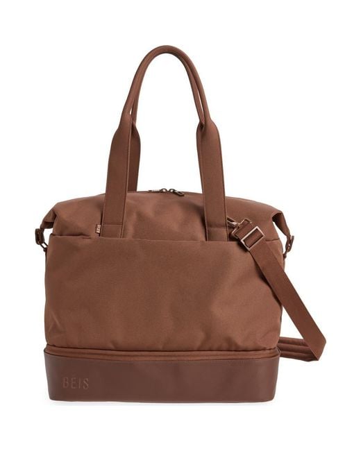 BEIS Brown The Weekender Bag