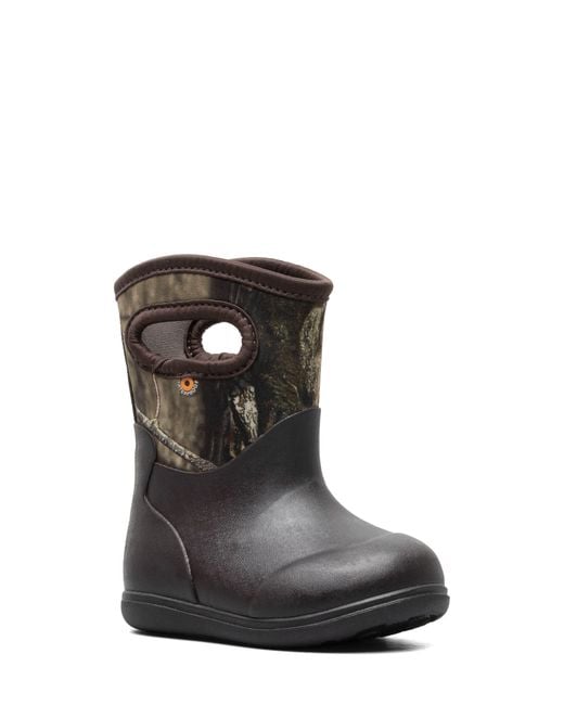 Bogs Black Kids' Classic Solid Waterproof Rain Boot