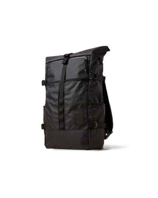 The Brown Buffalo Black Rolltop Backpack