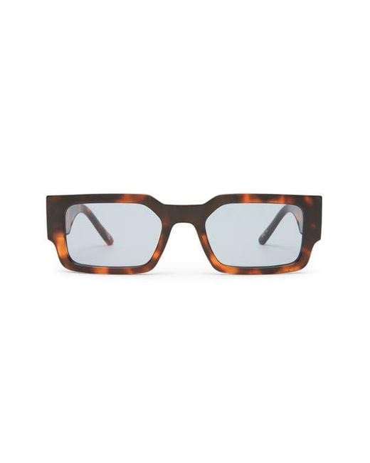 Le Specs Brown Contemplation 54Mm Rectangular Sunglasses for men