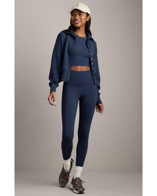 Rhone Blue Dreamglow Snap Jacket